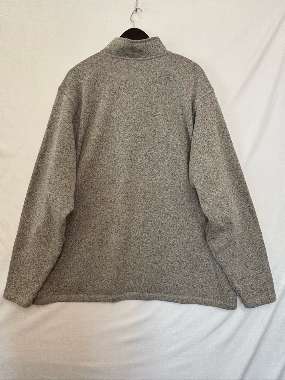 WRANGLER Gray Heather 1/4 Zip Fleece Pullover Size 3XL - Picture 2 of 5